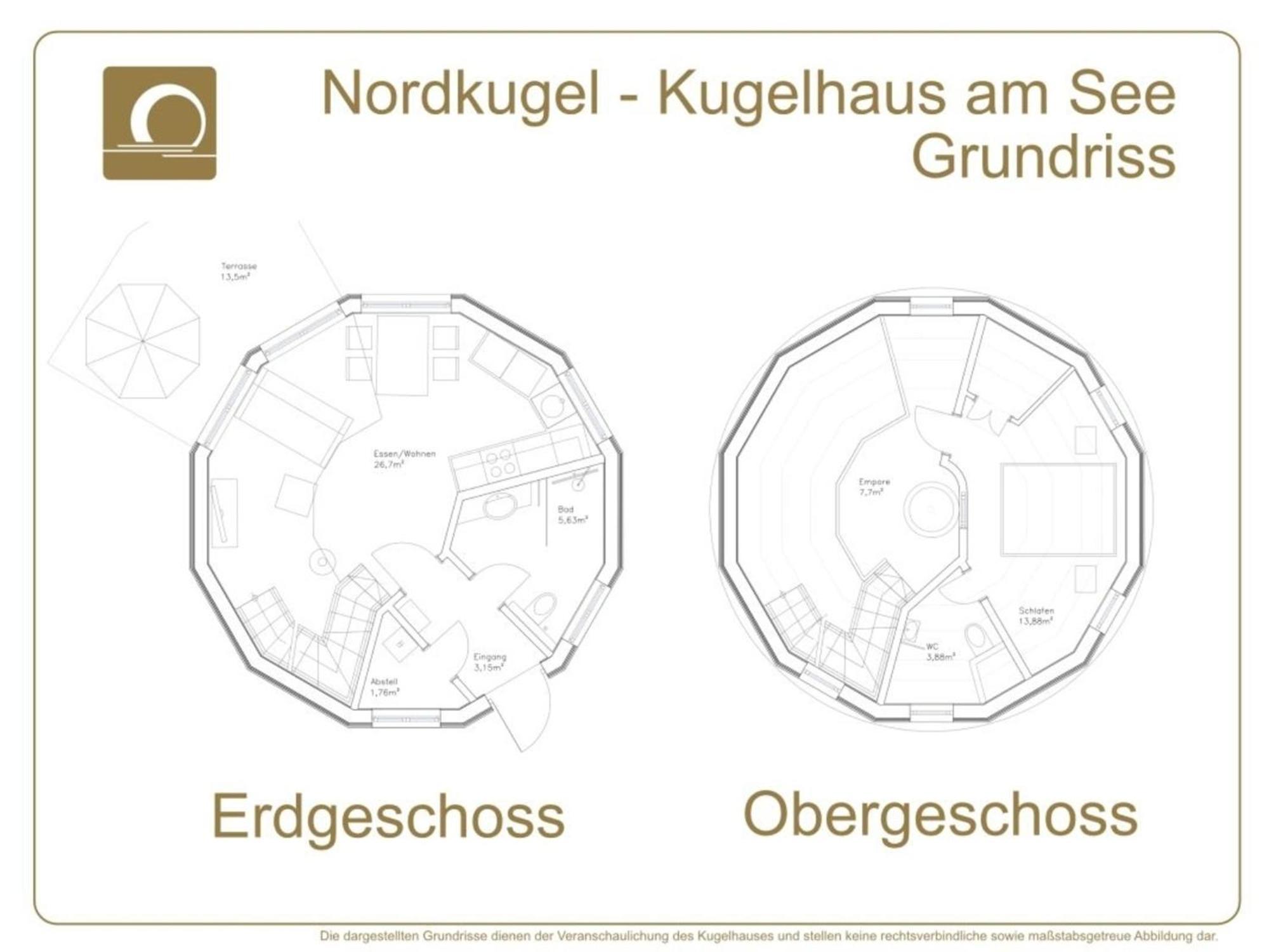 Nordkugel - Kugelhaus Am See Penzlin Экстерьер фото
